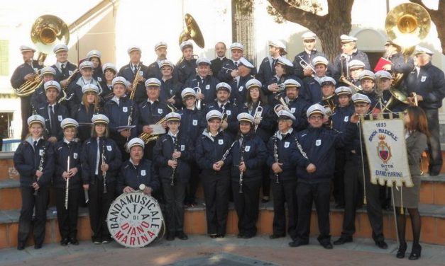 Mercoledì Villa Scarsella terzo e ultimo appuntamento dell’estate con la Banda Città di Diano Marina
