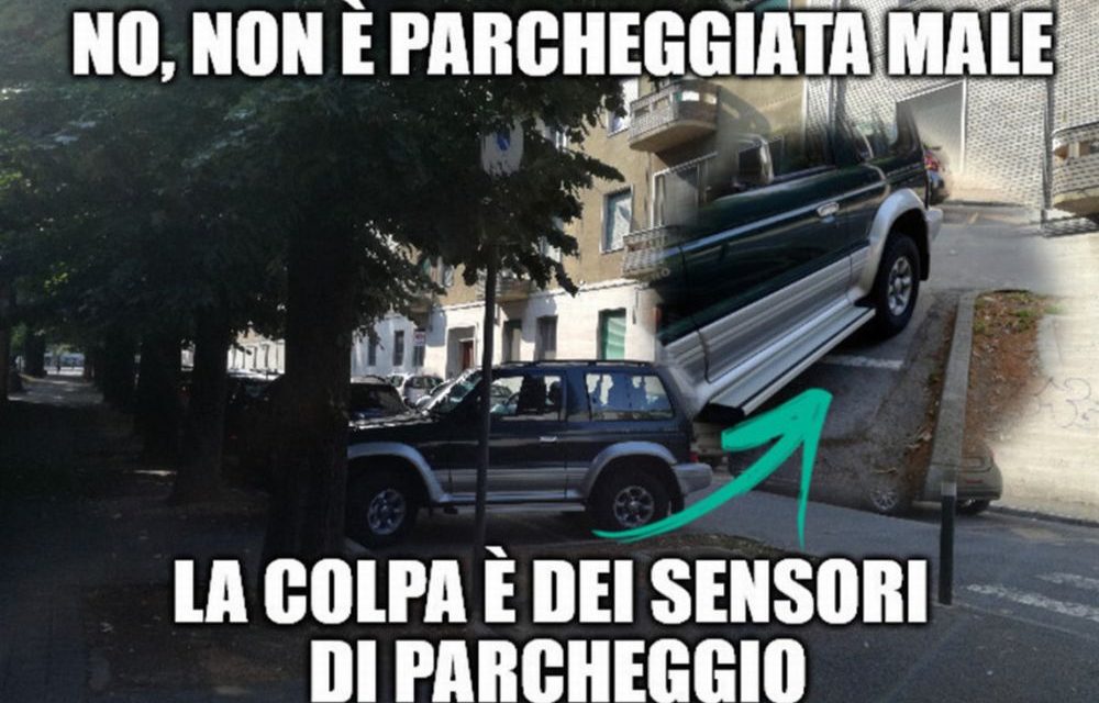 La cronaca degli orrori: un tortonese parcheggia al contrario per andare all’ACI. A prendere lezioni di guida?