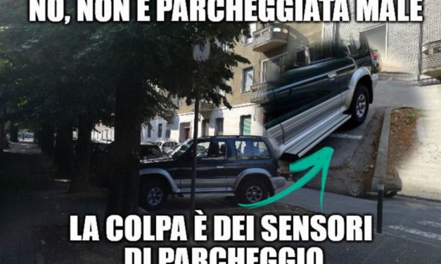 La cronaca degli orrori: un tortonese parcheggia al contrario per andare all’ACI. A prendere lezioni di guida?