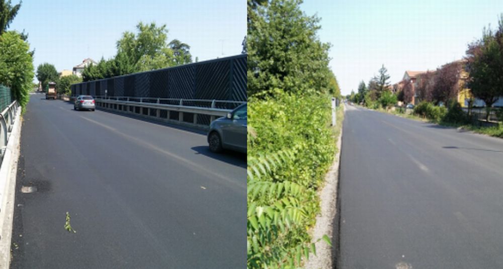 A Tortona terminati i lavori di asfaltatura lungo la statale per Genova