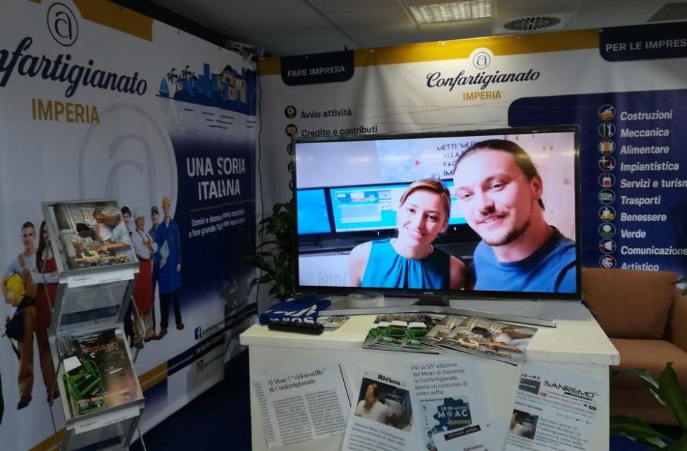 Un successo il concorso dei video selfie della Confartigianto di Imperia al Moac di Sanremo