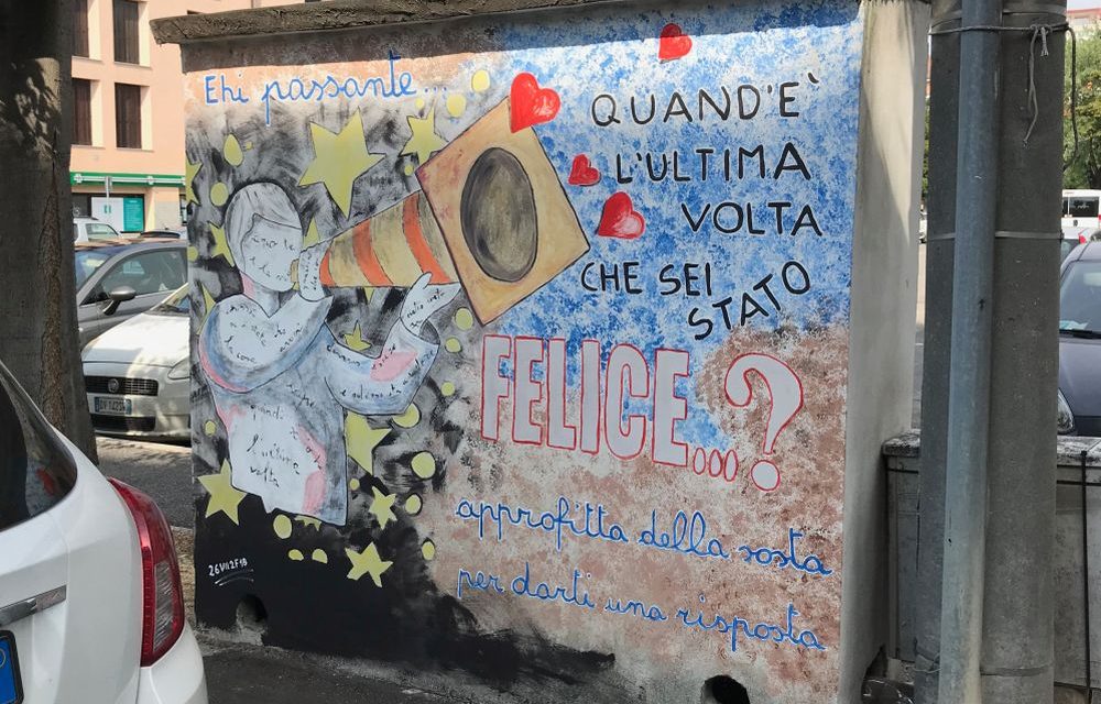 Un bellissimo murales apparso a Tortona ci fa riflettere sulla nostra vita