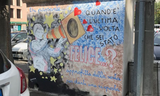 Un bellissimo murales apparso a Tortona ci fa riflettere sulla nostra vita