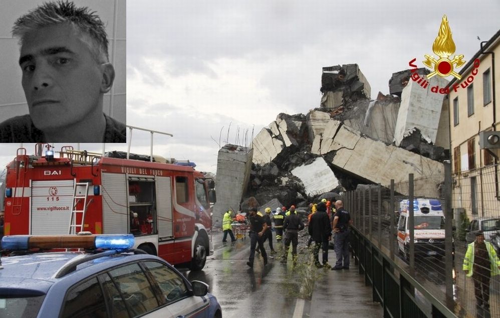 Un cinquantenne di Arquata Scrivia le vittime di Genova. La moglie, invece, figura fra i dispersi