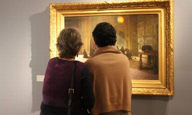 Al Museo del Divisionismo di Tortona le donne guardano rapite i quadri. Aperto nel week end