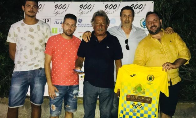 Il dianese Eros Pellegrino del Bar 900, Presidente Onorario e Direttore Marketing del San Bartolomeo calcio