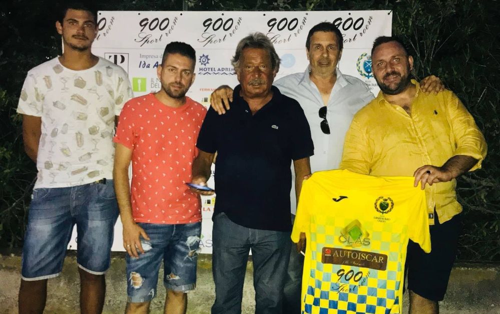 Il dianese Eros Pellegrino del Bar 900, Presidente Onorario e Direttore Marketing del San Bartolomeo calcio