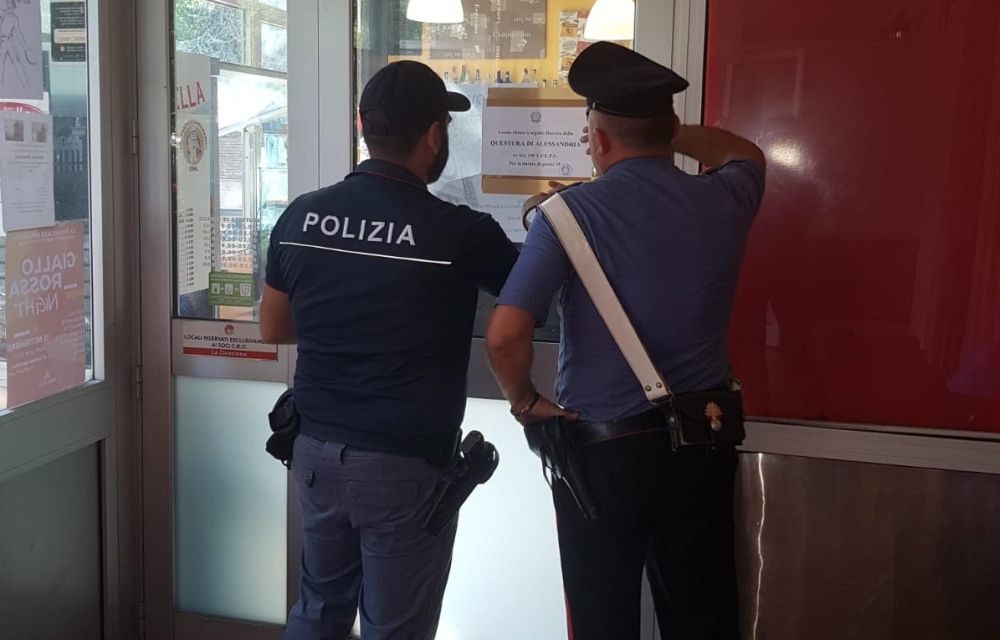 Chiuso il Circolo Ricreativo Ovadese per 15 giorni