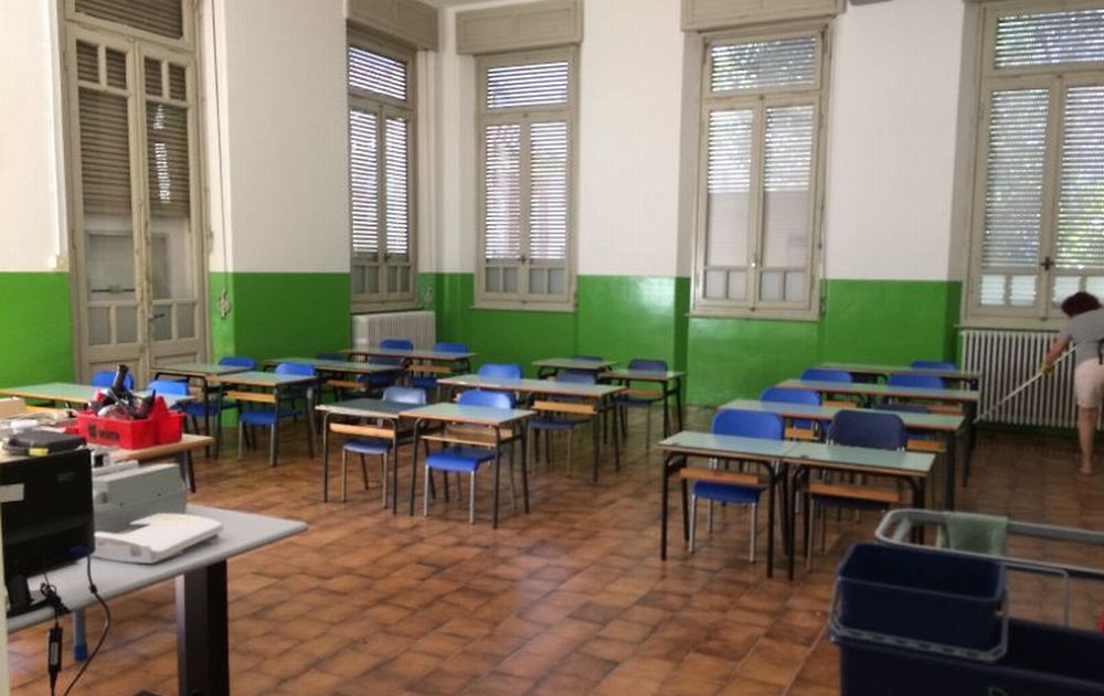 Tutto pronto a Tortona per le nuove scuole in via Bidone. Le immagini
