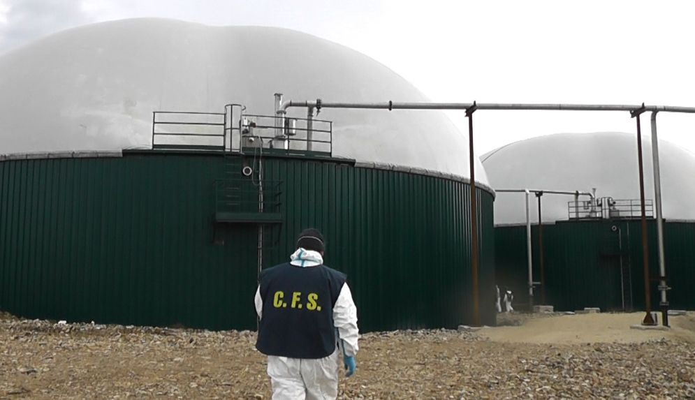 A Tortona si brucia il biogas, che provoca numerose sostanze chimiche, alcune di queste nocive per la salute umana