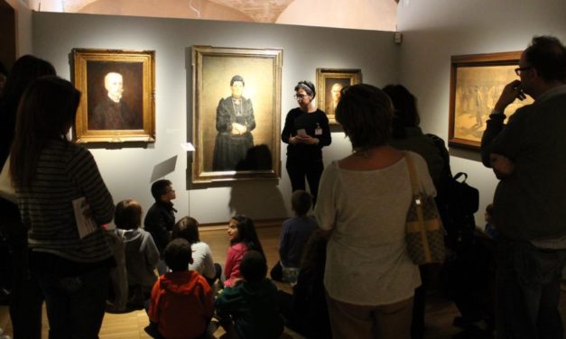 Tante famiglie al Museo del Divisionismo di Tortona