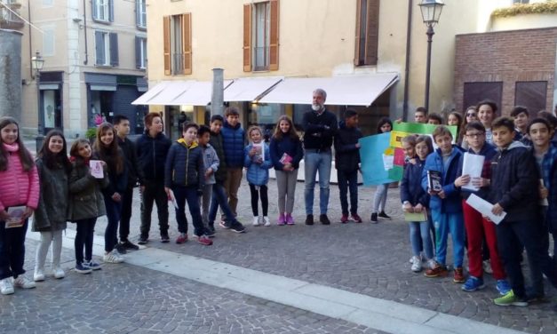 Il Sindaco di Tortona è ambasciatore della lettura nelle scuole. Le immagini