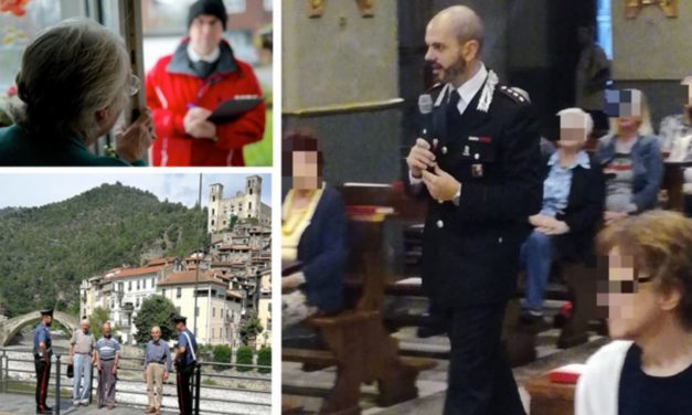 A Dolceacqua i Carabinieri danno consigli agli anziani su come evitare le truffe