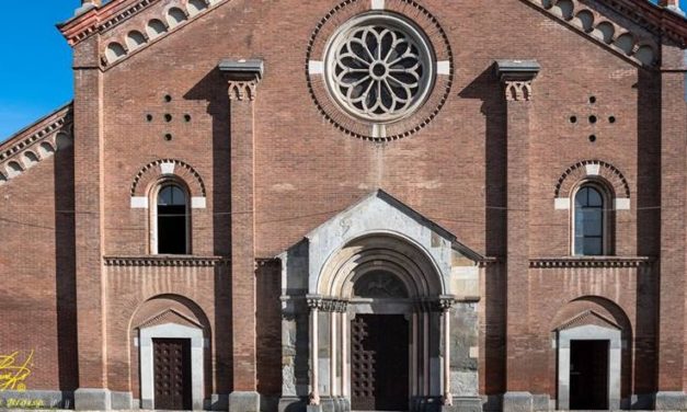 Il vento distrugge l’antica vetrata della chiesa parrocchiale di Castelnuovo Scrivia