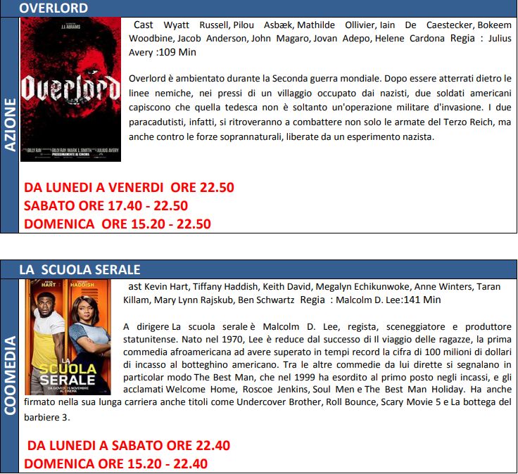 Cinema Fiumefreddo Film Oggi E Gli Orari