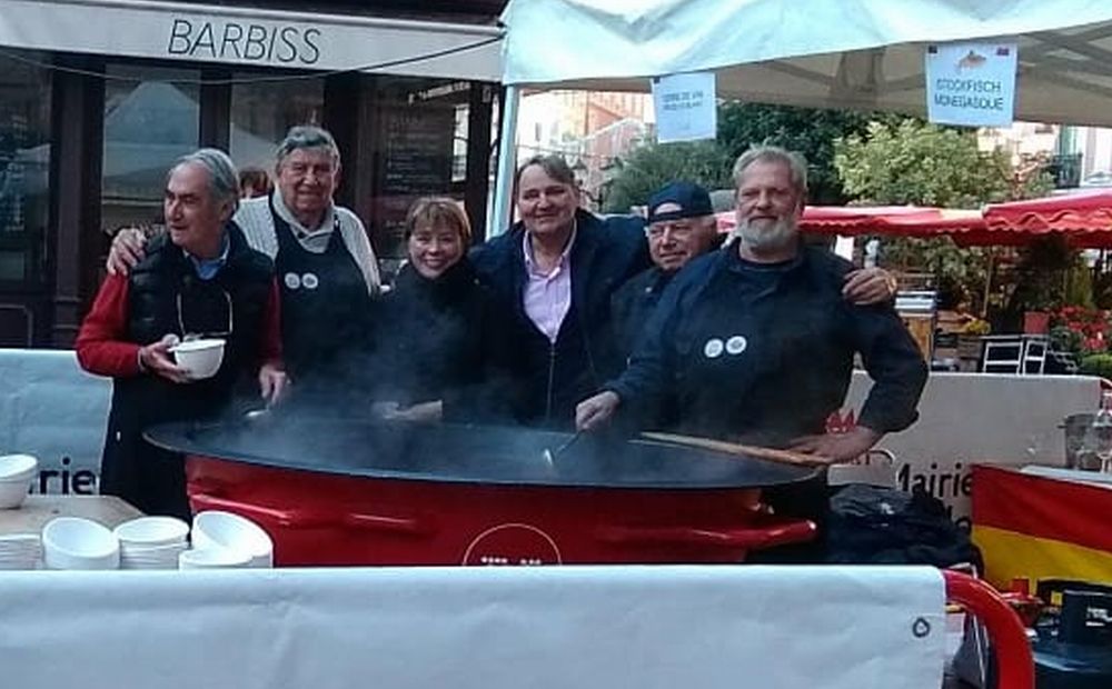 Un successo la presenza dell’Accademia dello Stoccafisso di Imperia a Montecarlo