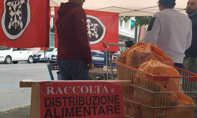 Tortonesi contro: gli antifascisti manifestano davanti alla Prefettura, Azione Tortona raccoglie alimentari per l famiglie in difficoltà