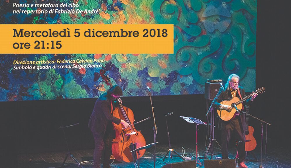 Concerto straordinario al Teatro Civico di Tortona con Beppe Gambetta che incontra Fabrizio De Andre’