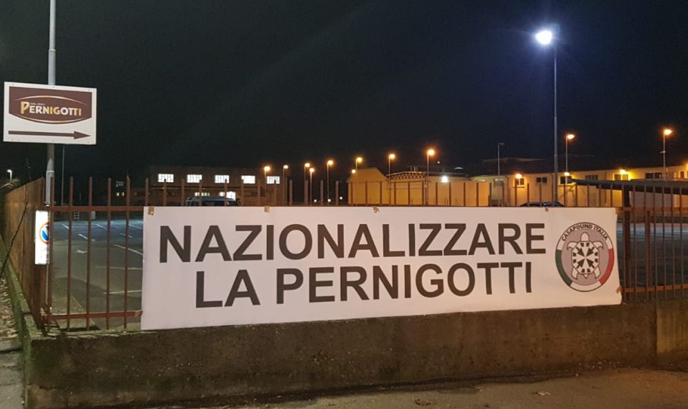 CasaPound Tortona  si schiera in difesa della Pernigotti: “Chiediamo allo Stato di intervenire”