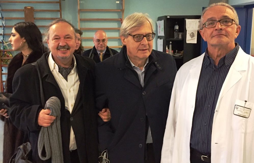 Nelle visite Natalizie il Sindaco di Alessandria incontra persino Sgarbi