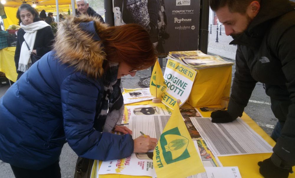 La Coldiretti di Alessandria lancia la campagna “Stop al cibo anonimo”