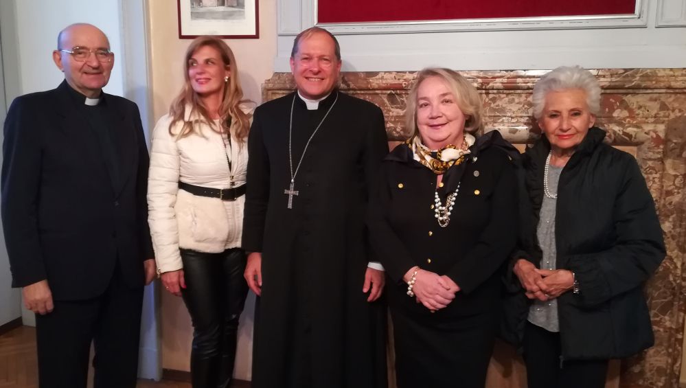 Il vescovo di di Alessandria visita l’associazione “Beata Maria Cristina di Savoia”