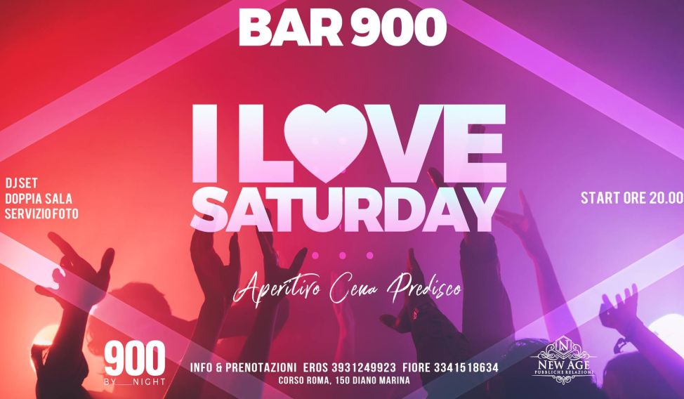 Sarà un sabato sera speciale quello in programma al bar 900 di Diano Marina