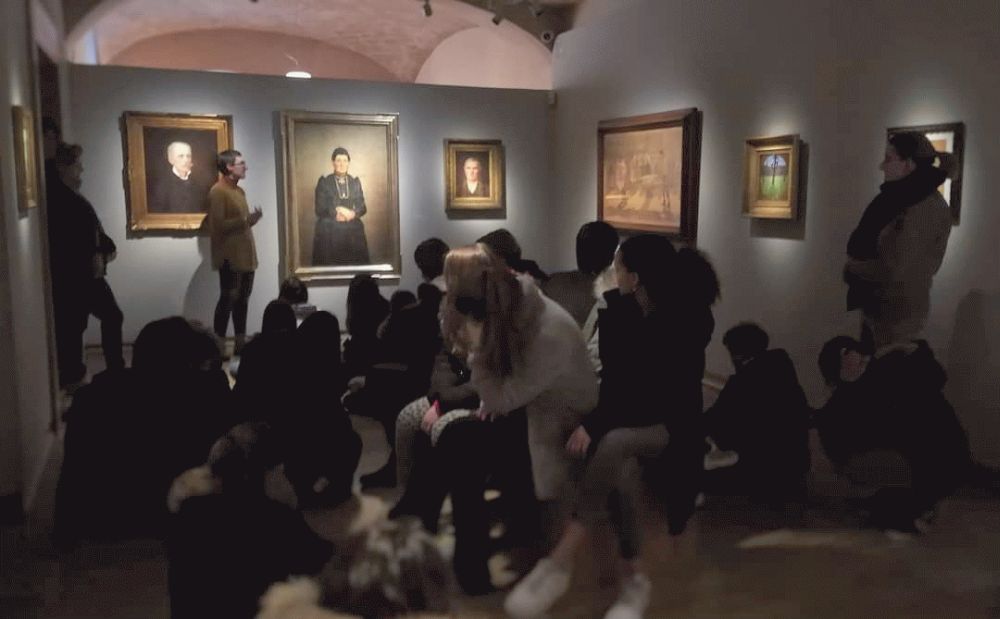Studenti dall’Olanda per vedere il Museo del Divisionismo di Tortona