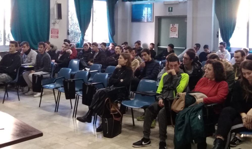 Rocco Mangiardi di Libera a Imperia racconta la sua esperienza al Marconi