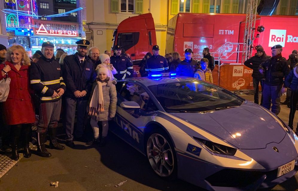 Festival di Sanremo. Non solo sicurezza ma anche informazione e prevenzione con la Polizia di Stato.
