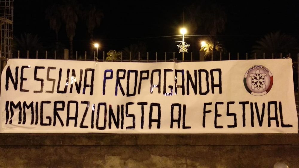 CasaPound Imperia chiede di non fare propaganda pro immigrazione al festival di Sanremo