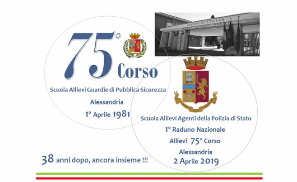 Gli ex allievi di Polizia di Alessandria a raduno dopo 38 anni