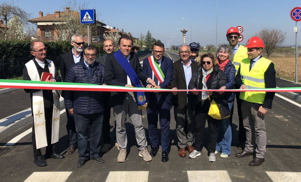 Apertura al traffico nuova viabilità a Pozzolo Formigaro