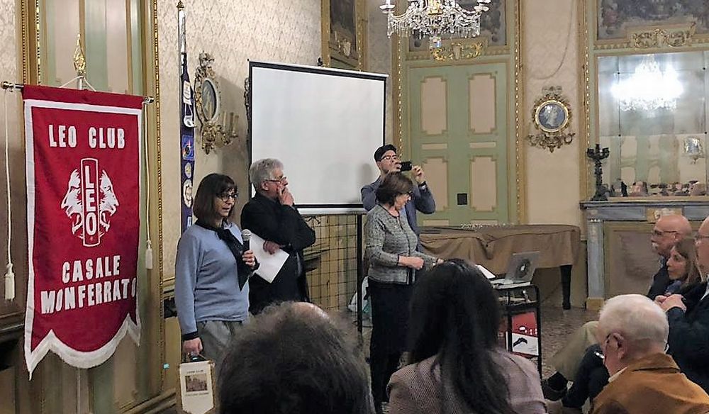 Due alunni dell’I.I.S. Marconi di Tortona  invitati a una cena organizzata dal Lions Club di Casale Monferrato