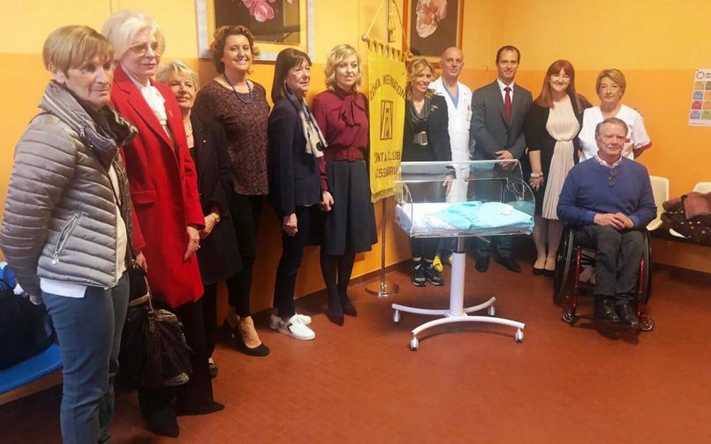 Zonta Club: donate due culle innovative all’Ostetricia di Alessandria