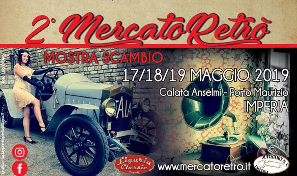 Imperia, MercatoRetrò 2019: una seconda edizione all’insegna del tempo e delle collaborazioni
