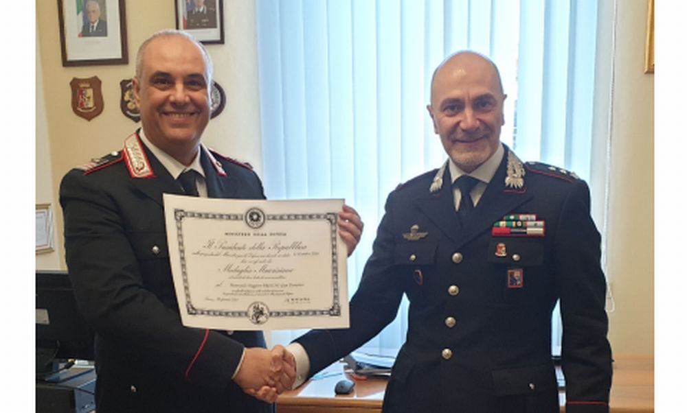 Imperia, a Mauro Brocchi la medaglia mauriziana