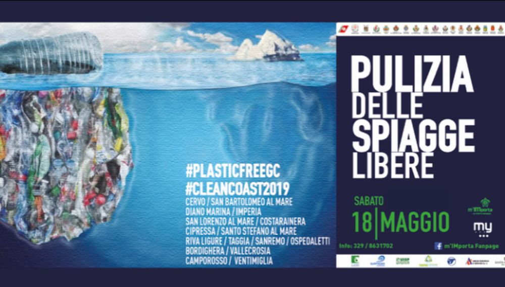 Sabato la pulizia delle spiagge libere nel Golfo Dianese e in provincia di Imeperia