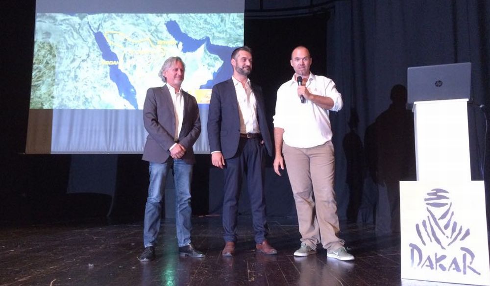 A Tortona Edo Mossi ha presentato la Dakar a tutti i partecipanti italiani. Le immagini