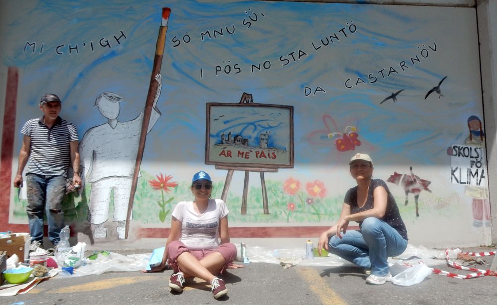 Castelnuovo Scrivia è più bella grazie alla nuova opera realizzata gratis dalla famiglia Falchetto