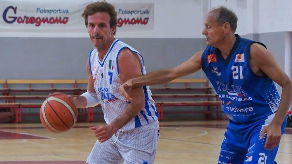 Il tortonese Enrico Marina protagonista ai mondiali di basket over 60