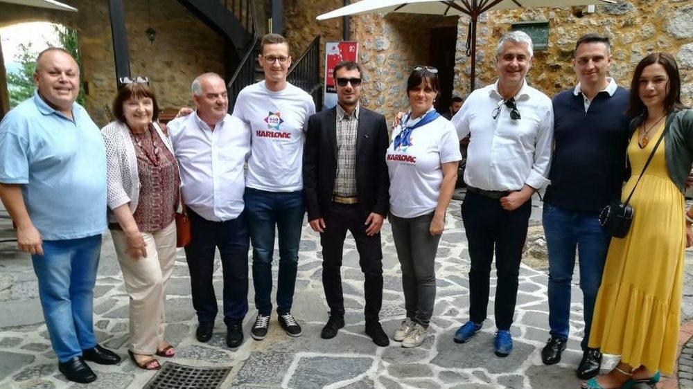 Una delegazione di Alessandria è andata a Karlovac, la città gemellata