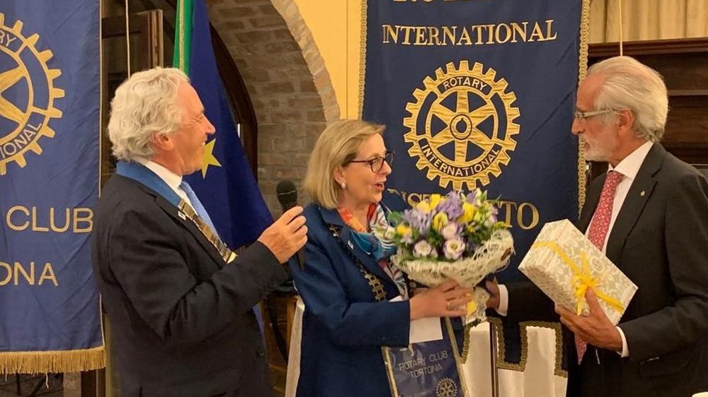 Il Governatore del Rotary in visita a Tortona