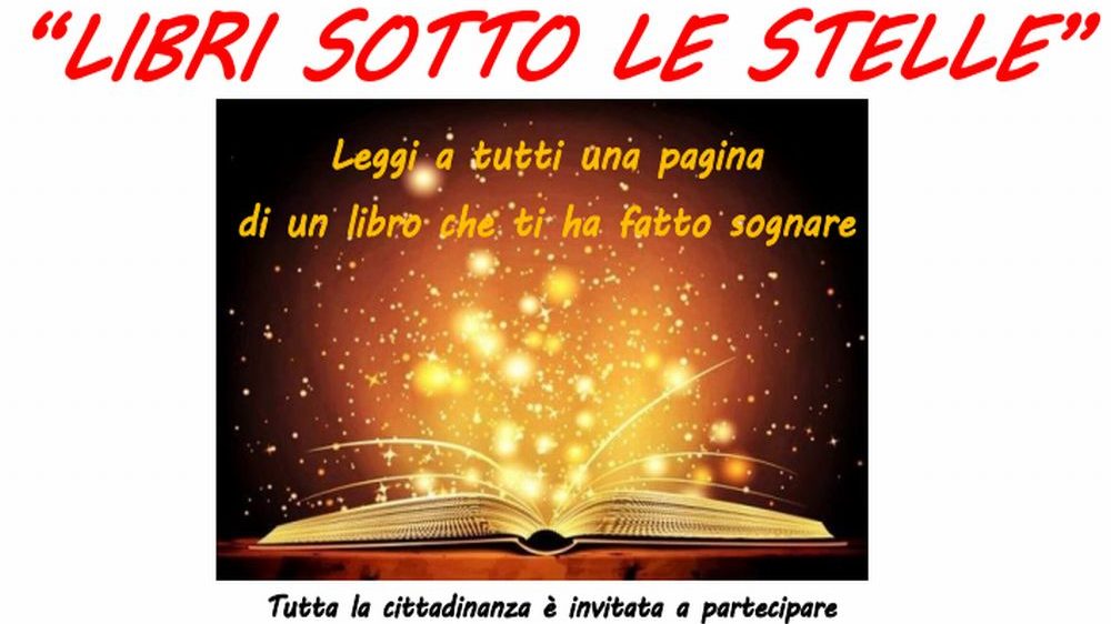 Domenica a Casalnoceto c’è la rassegna “Libri sotto le stelle”