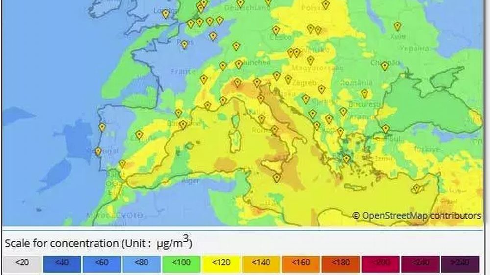 Ozono, un luglio bollente in Italia e anche da noi
