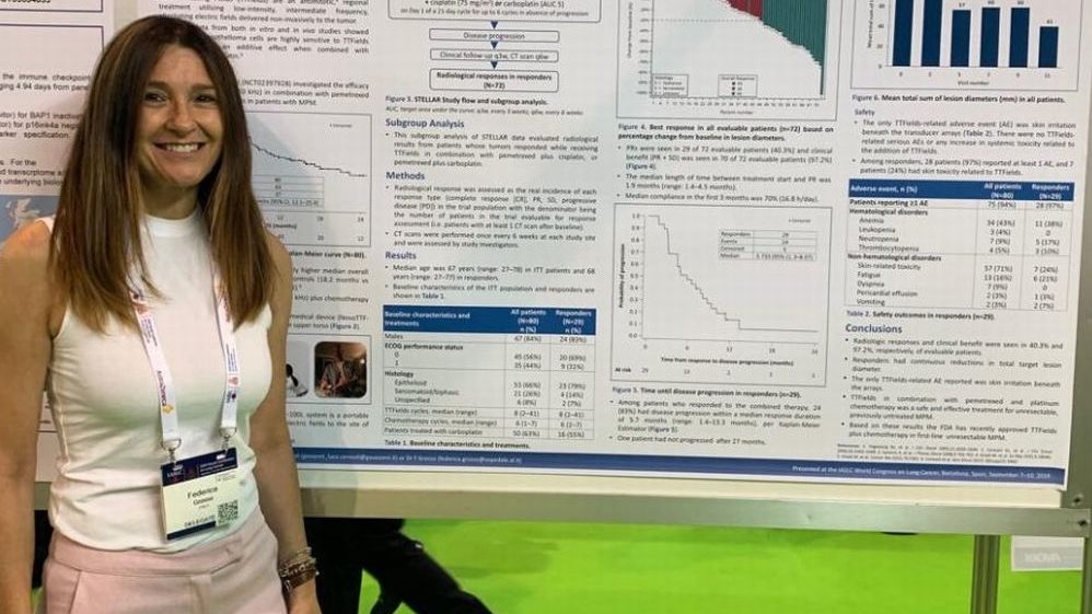 La dottoressa Federica Grosso di Alessandria a Barcellona per presentare uno studio sui tumori