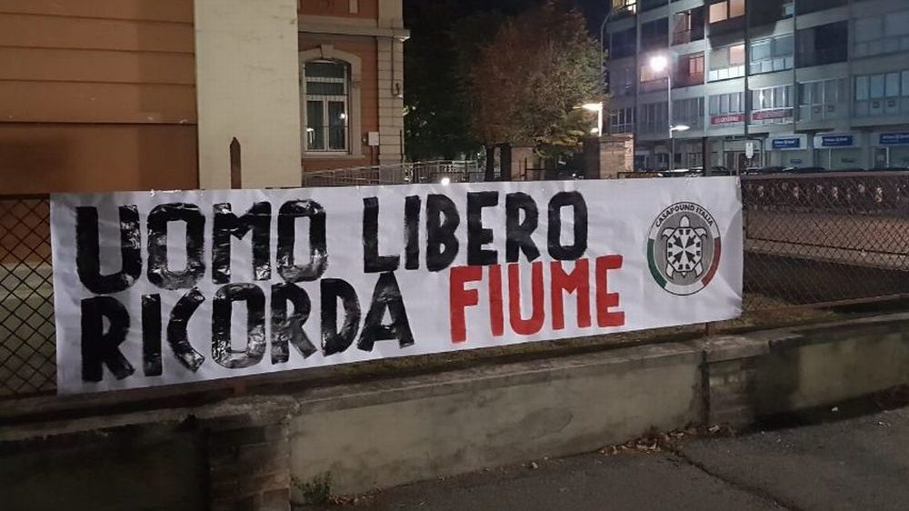Dopo l’epurazione da Facebook CasaPound riparte e a Tortona e Alessandria ricorda l’impresa di D’Annunzio