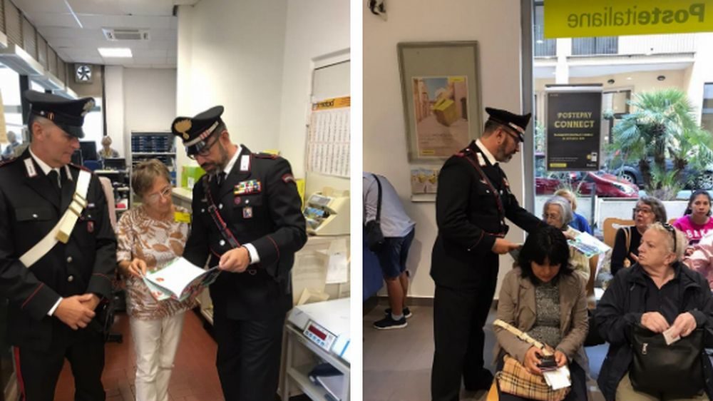 L’azione e i consigli dei carabinieri di Imperia contro le truffe
