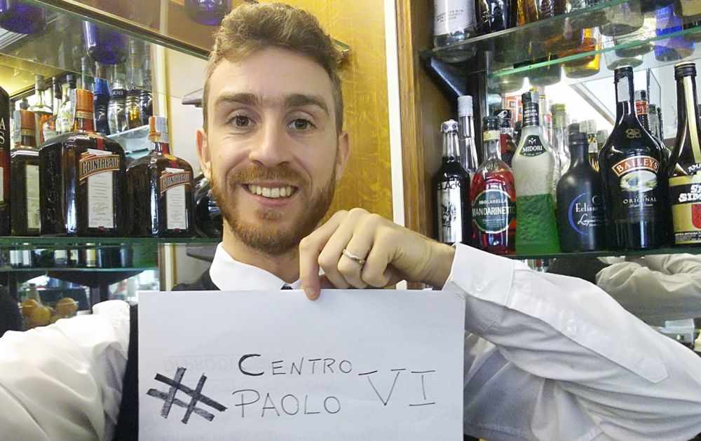 Andrea Bani del Bardoneschi di Tortona devolve il 10% dei pasti consumati nel locale al centro Paolo VI di Casalnoceto