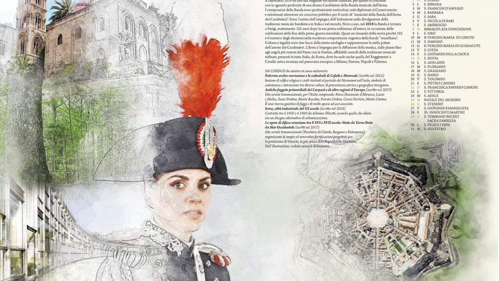 Il nuovo calendario dei carabinieri è pronto